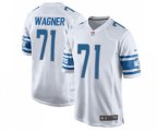 Detroit Lions #71 Ricky Wagner Game White Football Jersey