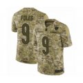 Chicago Bears #9 Nick Foles 2018 Salute to Service Camo Limited Jersey