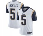 Los Angeles Rams #5 Blake Bortles White Vapor Untouchable Limited Player Football Jersey