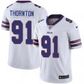 Buffalo Bills #91 Cedric Thornton White Vapor Untouchable Limited Player NFL Jersey
