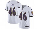 Baltimore Ravens #46 Morgan Cox Vapor Untouchable Limited White NFL Jersey
