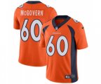 Denver Broncos #60 Connor McGovern Orange Team Color Vapor Untouchable Limited Player Football Jersey