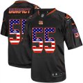 Cincinnati Bengals #55 Vontaze Burfict Black USA Flag Fashion NFL Jersey