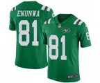 New York Jets #81 Quincy Enunwa Elite Green Rush Vapor Untouchable Football Jersey