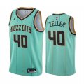 Nike Hornets #40 Cody Zeller Mint Green NBA Swingman 2020-21 City Edition Jersey