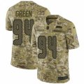 Seattle Seahawks #94 Rasheem Green Limited Camo 2018 Salute to Service NFL Jersey