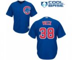 Chicago Cubs Brad Wieck Replica Royal Blue Alternate Cool Base Baseball Player Jersey