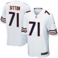 Chicago Bears #71 Josh Sitton Game White NFL Jersey