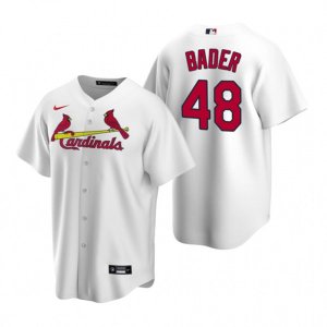 Nike St. Louis Cardinals #48 Harrison Bader White Home Stitched Baseball Jersey