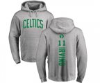 Boston Celtics #11 Kyrie Irving Ash Backer Pullover Hoodie