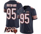 Chicago Bears #95 Roy Robertson-Harris Navy Blue Team Color 100th Season Limited Football Jersey