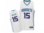 Charlotte Hornets #15 Percy Miller Authentic White Home NBA Jersey