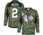 Chicago Blackhawks #2 Duncan Keith Authentic Camo Veterans Day Practice NHL Jersey