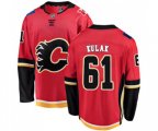 Calgary Flames #61 Brett Kulak Fanatics Branded Red Home Breakaway Hockey Jersey