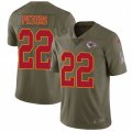 Kansas City Chiefs #22 Marcus Peters Limited Olive 2017 Salute to Service NFL Jersey