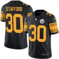 Pittsburgh Steelers #39 Daimion Stafford Limited Black Rush Vapor Untouchable NFL Jersey