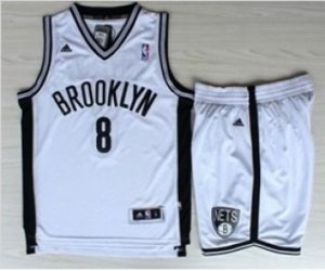 nba new jersey nets #8 williams white[revolution 30 swingman Suits]