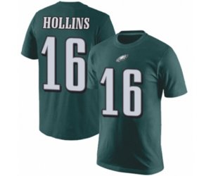 Philadelphia Eagles #16 Mack Hollins Green Rush Pride Name & Number T-Shirt