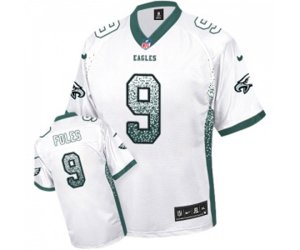 Philadelphia Eagles #9 Nick Foles Limited White Drift Fashion Football Jersey