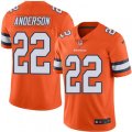 Denver Broncos #22 C.J. Anderson Limited Orange Rush Vapor Untouchable NFL Jersey