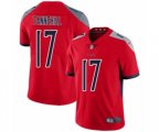 Tennessee Titans #17 Ryan Tannehill Limited Red Inverted Legend Football Jersey