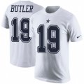 Dallas Cowboys #19 Brice Butler White Rush Pride Name & Number T-Shirt