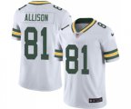 Green Bay Packers #81 Geronimo Allison White Vapor Untouchable Limited Player Football Jersey