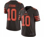 Cleveland Browns #10 Jaelen Strong Limited Brown Rush Vapor Untouchable Football Jersey