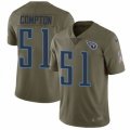 Tennessee Titans #51 Will Compton Limited Olive 2017 Salute to Service NFL Jersey