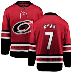 Carolina Hurricanes #7 Derek Ryan Fanatics Branded Red Home Breakaway NHL Jersey