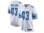 Detroit Lions #43 Nick Bellore Game White NFL Jersey