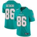 Miami Dolphins #86 Mike Gesicki Aqua Green Team Color Vapor Untouchable Limited Player NFL Jersey