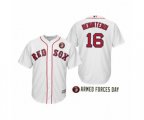 2019 Armed Forces Day Andrew Benintendi Boston Red Sox White Jersey