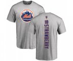 New York Mets #18 Darryl Strawberry Replica Royal Gray Alternate Home Cool Base Baseball T-Shirt