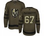 Vegas Golden Knights #67 Max Pacioretty Authentic Green Salute to Service NHL Jersey