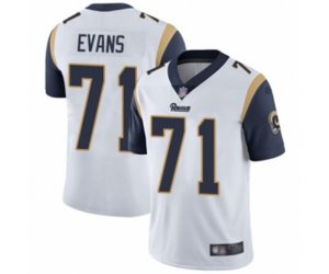 Los Angeles Rams #71 Bobby Evans White Vapor Untouchable Limited Player Football Jersey