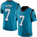 Carolina Panthers #7 Harrison Butker Limited Blue Rush Vapor Untouchable NFL Jersey