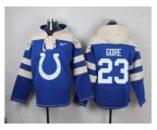 Indianapolis Colts #23 Frank Gore Royal Blue Player Pullover NFL Hoodie
