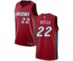 Miami Heat #22 Jimmy Butler Authentic Red Basketball Jersey Statement Edition
