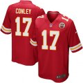 Kansas City Chiefs #17 Chris Conley Game Red Team Color NFL Jersey
