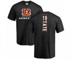 Cincinnati Bengals #19 Auden Tate Black Backer T-Shirt