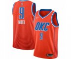 Oklahoma City Thunder #9 Nerlens Noel Swingman Orange Finished Basketball Jersey - Statement Edition