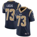 Los Angeles Rams #73 Cornelius Lucas Navy Blue Team Color Vapor Untouchable Limited Player NFL Jersey