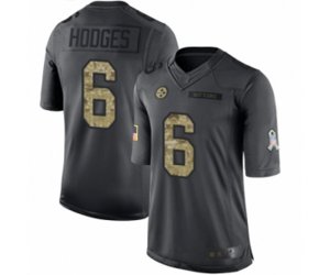 Pittsburgh Steelers #6 Devlin Hodges Limited Black 2016 Salute to Service Football Jersey