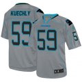 Carolina Panthers #59 Luke Kuechly Elite Lights Out Grey NFL Jersey