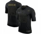 Baltimore Ravens #89 Mark Andrews 2020 Salute To Service Limited Jersey Black