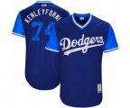 Los Angeles Dodgers #74 Kenley Jansen Kenleyfornia Authentic Navy Blue 2017 Players Weekend Baseball Jersey