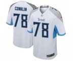 Tennessee Titans #78 Jack Conklin Game White Football Jersey