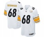Pittsburgh Steelers #68 L.C. Greenwood Game White Football Jersey