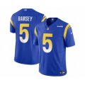 Los Angeles Rams #5 Jalen Ramsey Blue 2023 F.U.S.E. Vapor Untouchable Limited Football Stitched Jersey